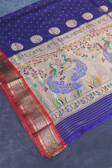 morpankhi-blue-paithani-saree