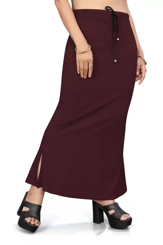 wine-saree-shapewear