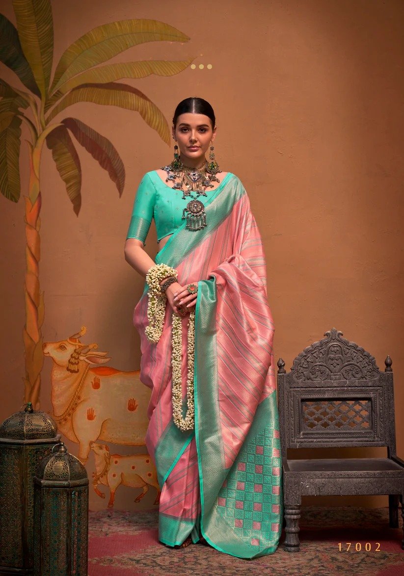 khaddi georgette banarasi saree
